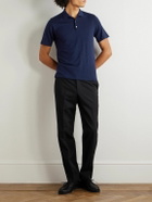 Saman Amel - Straight-Leg Cotton-Blend Trousers - Black