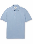 Brunello Cucinelli - Cotton-Piqué Polo Shirt - Blue