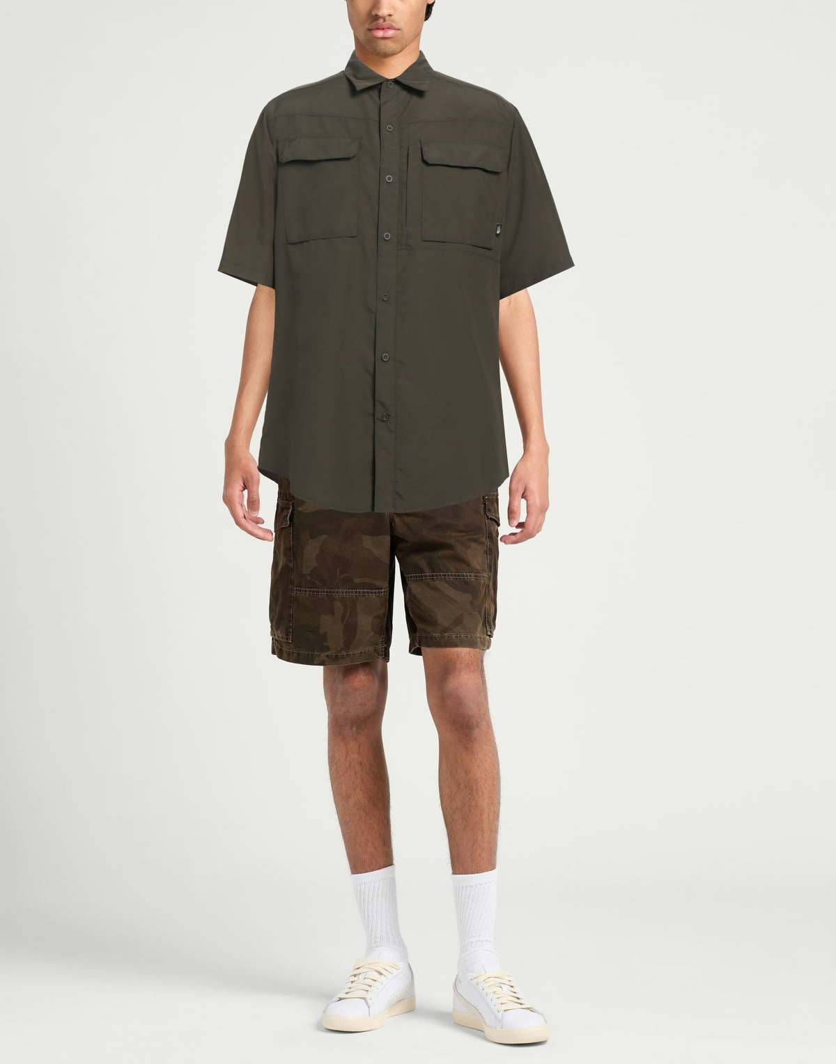 The North Face Mens Shirt Military in Green