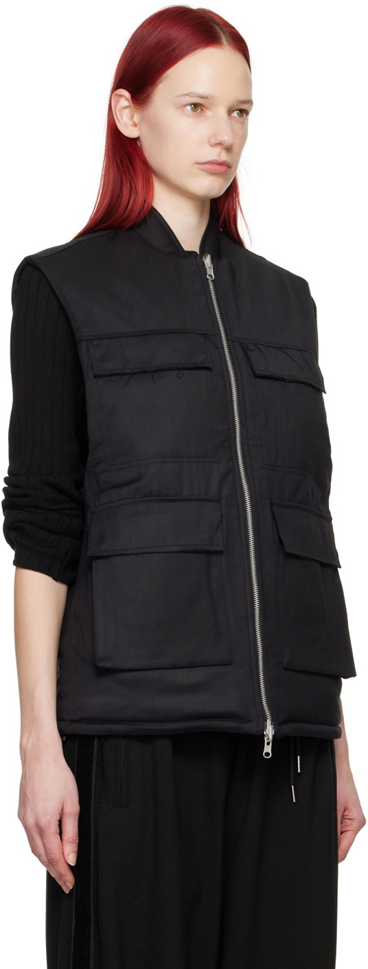 Youth Black Reversible Vest