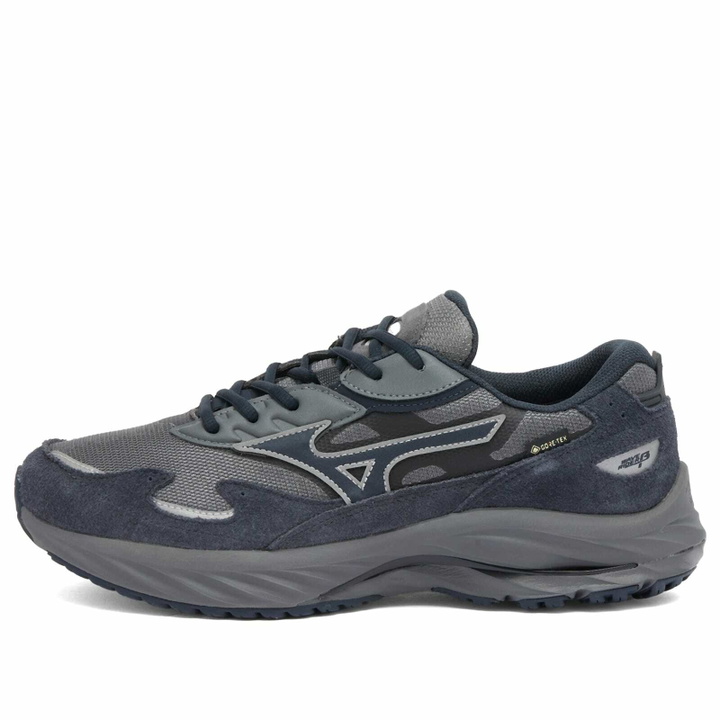 Photo: Mizuno Wave Rider Beta GTX Sneakers in Quiet Shade/Vulcan/Silver