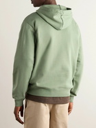 Jacquemus - Logo-Appliquéd Cotton-Jersey Hoodie - Green