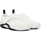 Lanvin White LNV1 Knit & Suede Sneakers