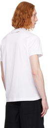 Comme des Garçons Shirt White Printed T-Shirt