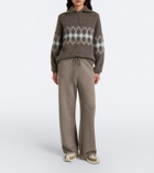 Fusalp Mireva mohair-blend half-zip sweater