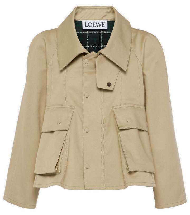 Photo: Loewe Trapeze cotton-blend jacket