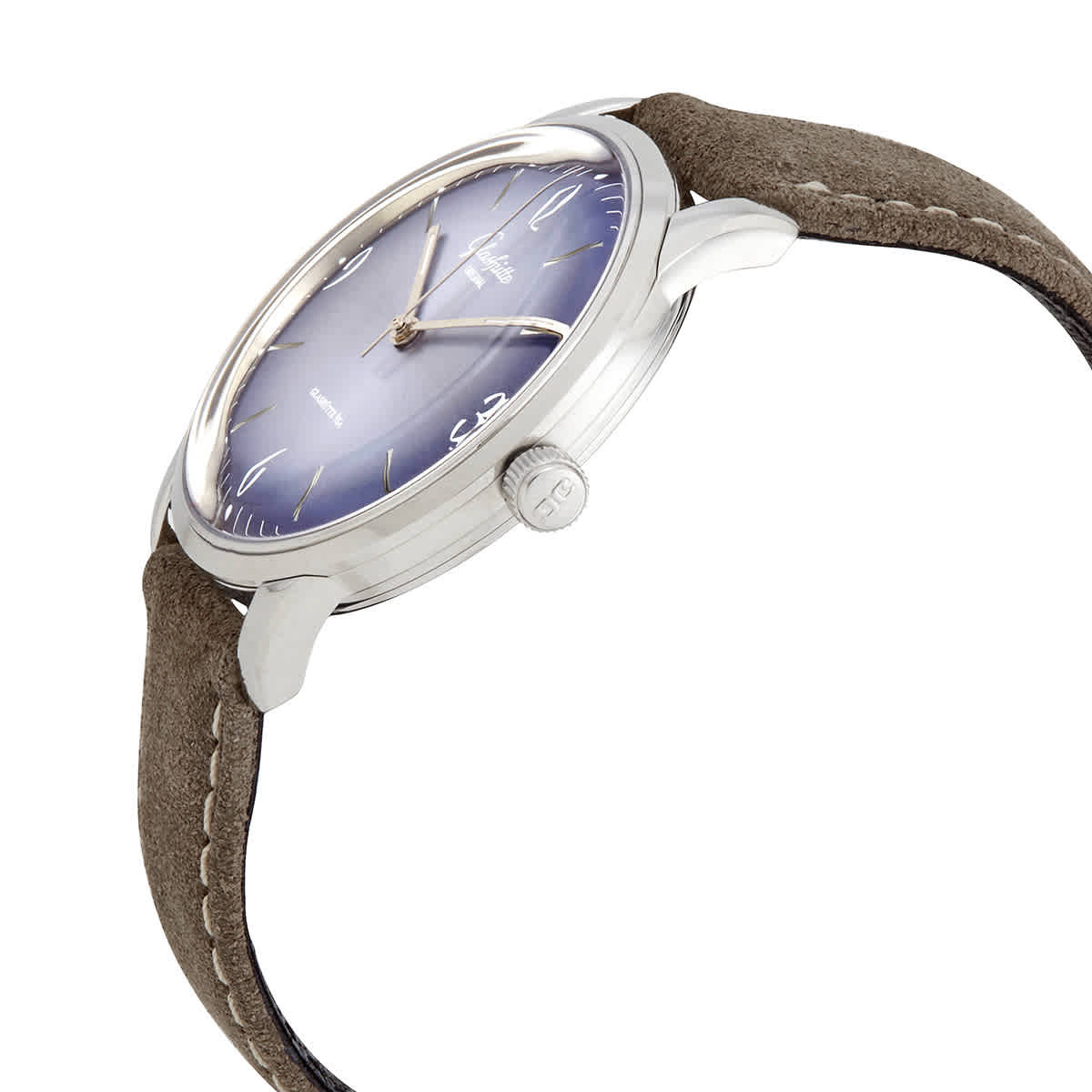 Glashutte Sixties Annual Edition Automatic Blue Dial Mens Watch 1-39-52-14-02-04