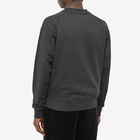 Maison Kitsuné Men's Double Monochrome Fox Head Adjusted Sweatshir in Black