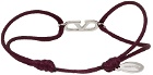 Valentino Garavani Purple Cord VLogo Bracelet