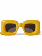 Loewe - Inflated Square-Frame Acetate Sunglasses