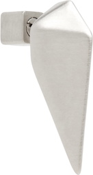 Rick Owens Silver Hollywood Mini Pyramid Single Earring