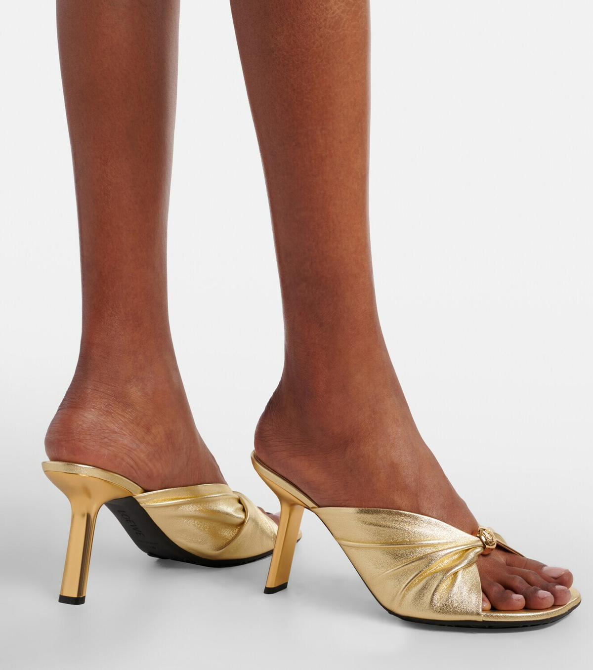 Loewe Paula's Ibiza Pebble Soft leather mules