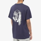 Pass~Port Men's Bloodhound T-Shirt in Navy