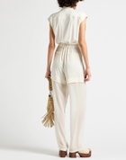 Pinko Womens Jumpsuit Ivory