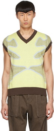 Lukhanyo Mdingi Yellow Cotton Vest