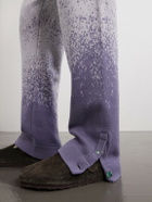 God's True Cashmere - Ombre Straight-Leg Cashmere Trousers - Blue