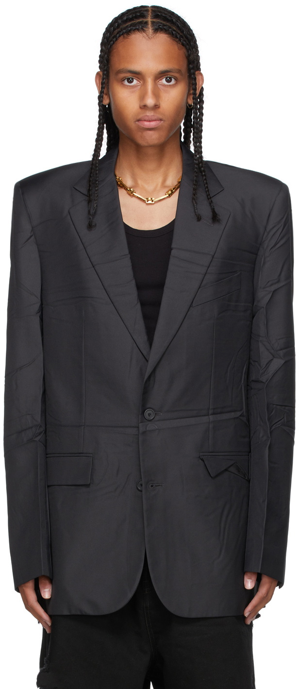 Balenciaga Black Twill Blazer Balenciaga