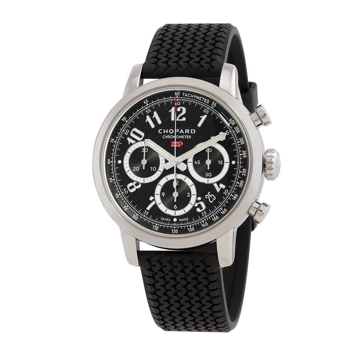 Photo: Chopard Mille Miglia Chronograph Automatic Black Dial Mens Watch 168619-3001