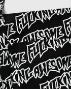 Fucking Awesome AOP Stamp Logo Tote Bag Black Mens Tote & Shopping Bag