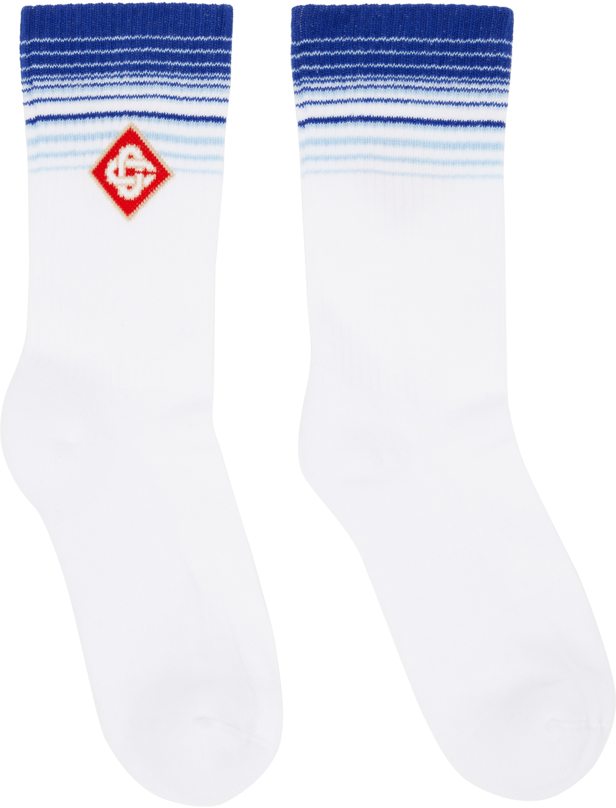 【関税込み】Casablanca ホワイト Fuji Dream ソックス Fuji Dream Socks – Casablanca