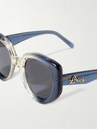 LOEWE - Round-Frame Ombré Acetate Sunglasses