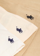 Polo Ralph Lauren Logo-embroidered Cotton T-shirt set of Three Cream