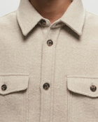 Les Deux Lennon Bouclé Overshirt Beige - Mens - Overshirts