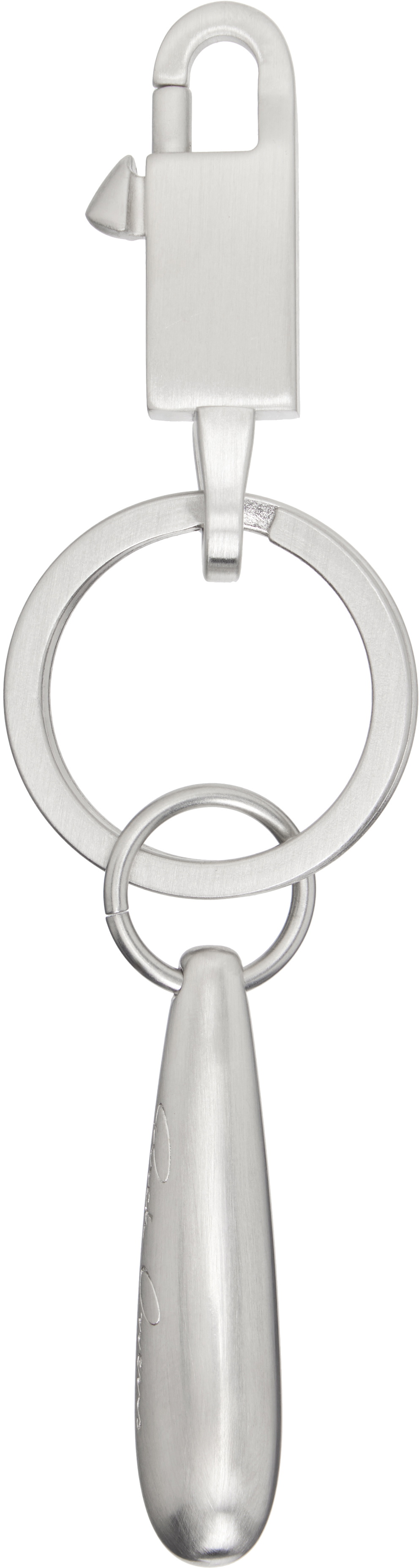 小物 Rick Owens Hollywood Teardrop Keychain Rick Owens Silver Hollywood Teardrop Keychain Rick Owens