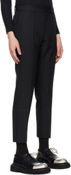 LGN Louis Gabriel Nouchi Black Classic Tailored Trousers