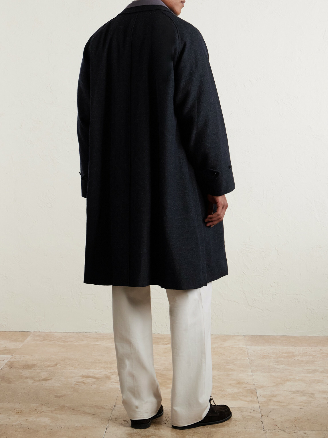 Kaptain Sunshine - Walker Wool Coat - Blue