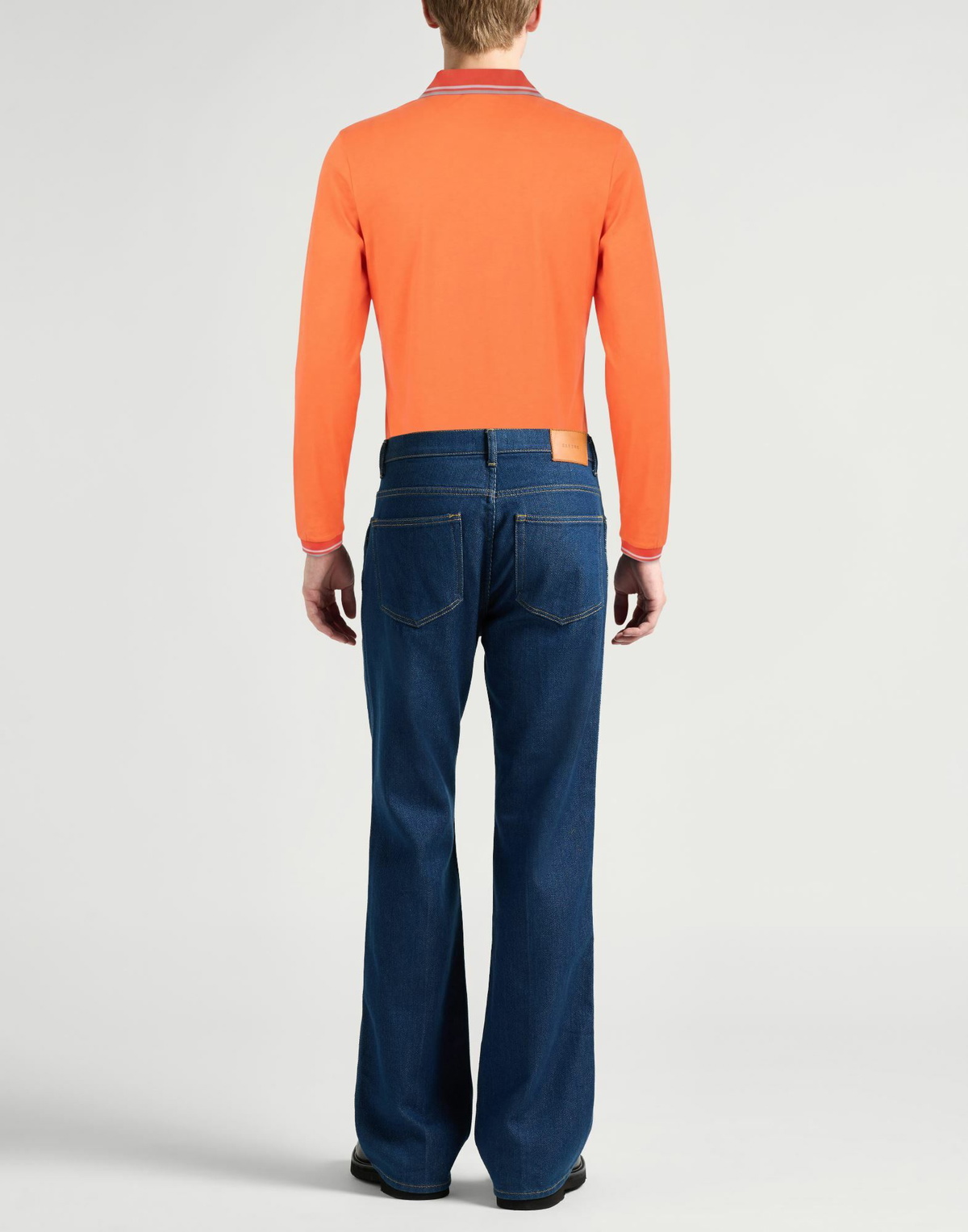 Peuterey Mens Polo shirt in Orange
