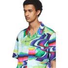 Rochambeau Multicolor Scramble Print Short Sleeve T-Shirt