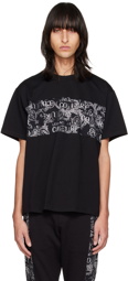 Versace Jeans Couture Black Paneled T-Shirt