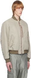 TOM FORD Taupe Compact Bomber Jacket