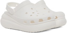 Crocs White Crush Clogs