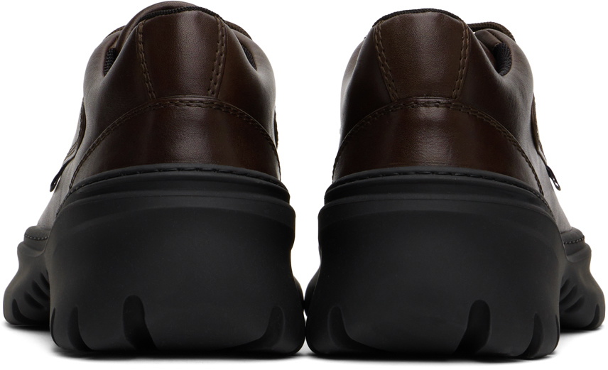 Burberry Brown Leather Scoot Derbys