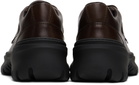 Burberry Brown Leather Scoot Derbys