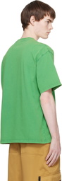 Marni Green Cotton 'Marni Patches' T-shirt