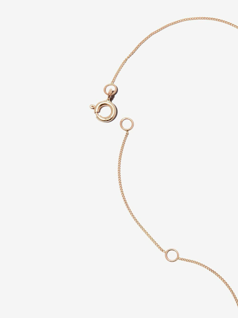 Pascale Monvoisin 9K Rose Gold Pierrot No.2 Diamond Necklace