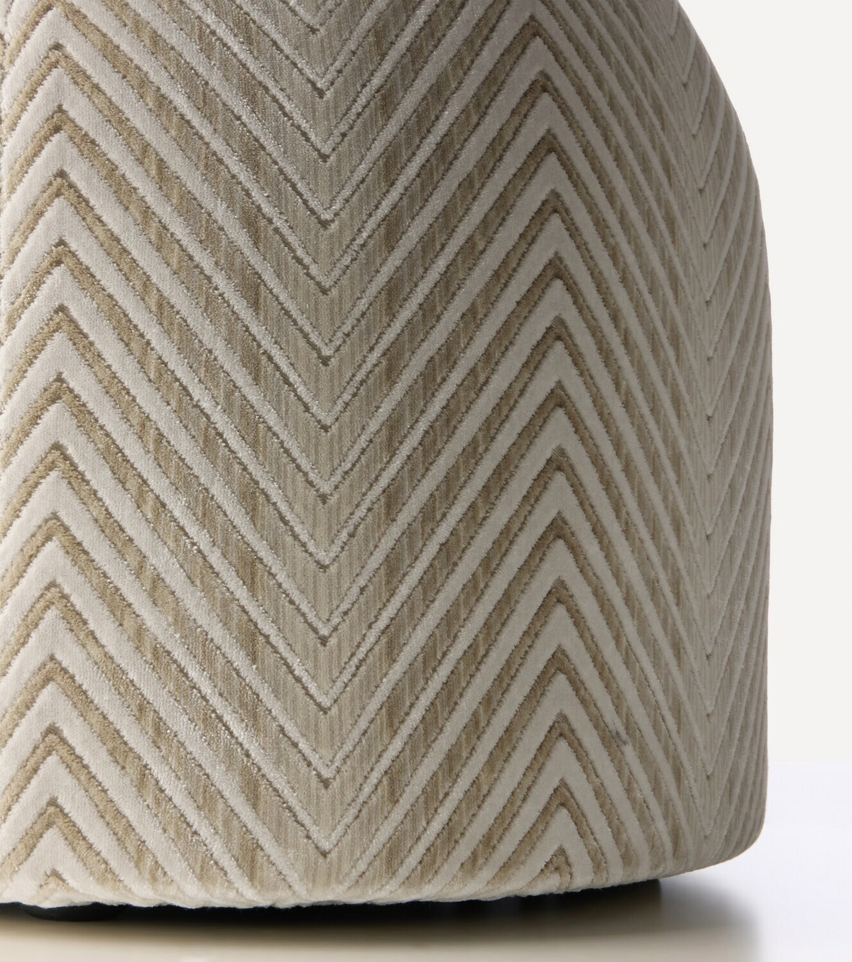 Missoni Ziggy velvet outdoor stool