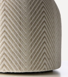 Missoni Ziggy velvet outdoor stool