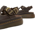 Dr. Martens Women's Dunnet Flower Sandal in Kelp Brown