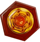 Asprey - Hexagonal Crystal Liqueur Set - Yellow