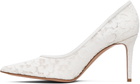 Gianvito Rossi White Claudia 85 Heels