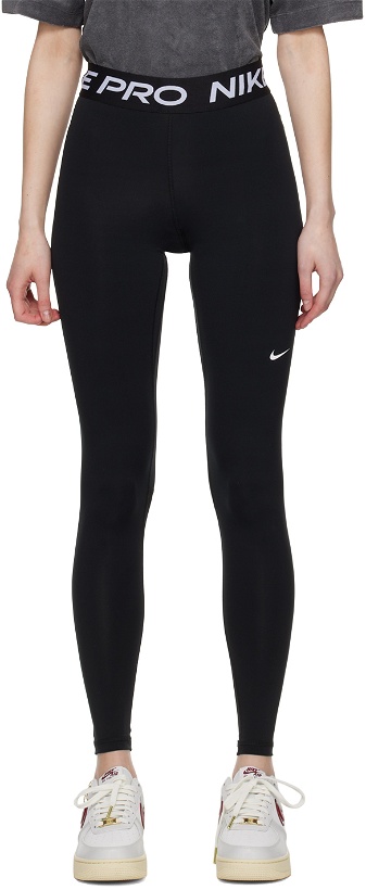 Photo: Nike Black Paneled Leggings