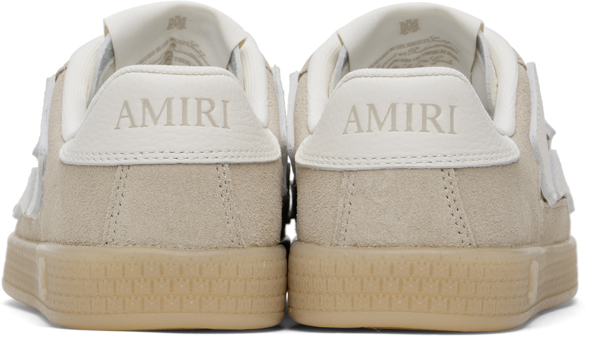 【関税込み】AMIRI ベージュ Pacific Bones スニーカー AMIRI Beige Pacific Bones Sneakers Amiri