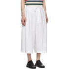 Loewe White Oversized Poplin Shorts