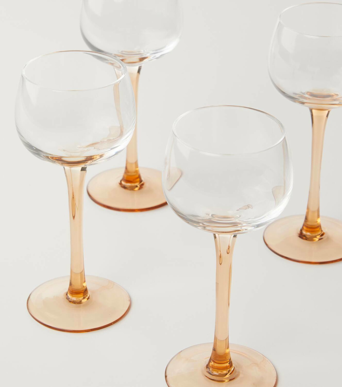 Bitossi Diseguale set of 4 cordial glasses