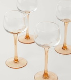 Bitossi Diseguale set of 4 cordial glasses