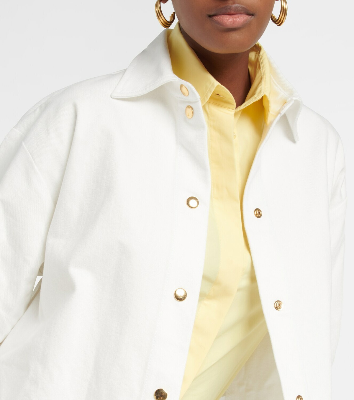 Patou Oversized denim shirt